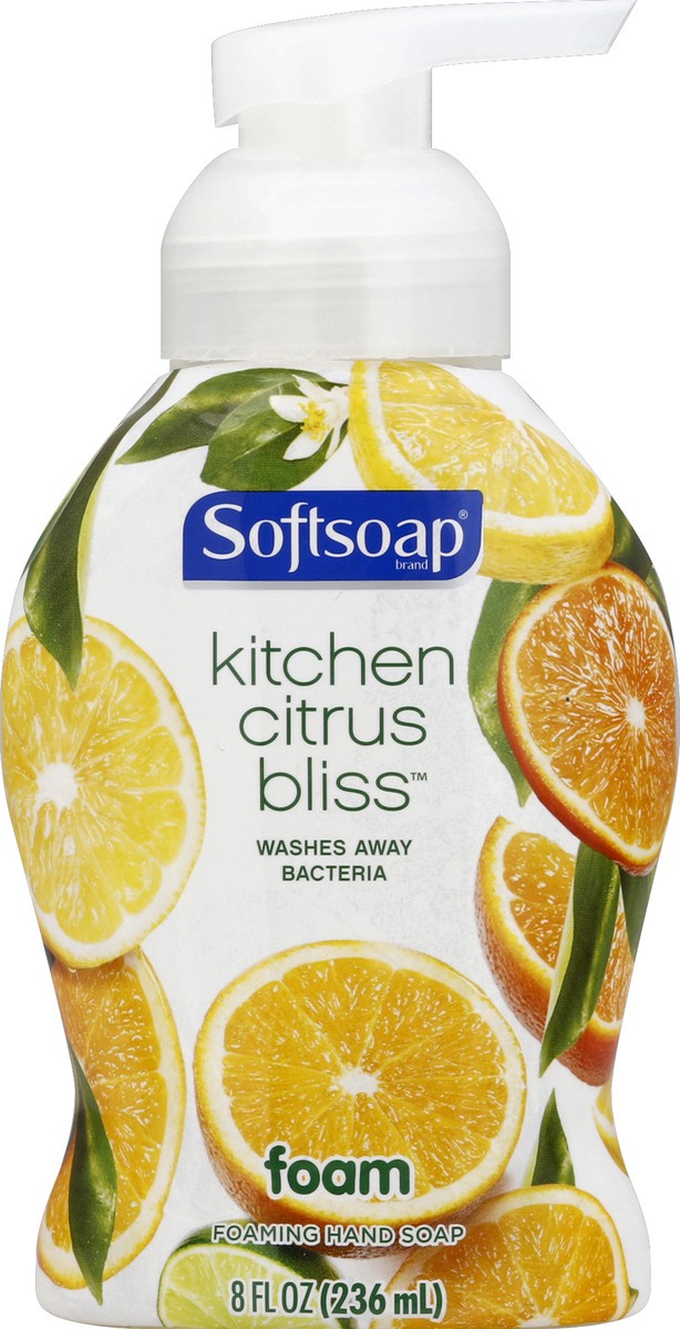 slide 5 of 6, Softsoap Kitchen Citrus Bliss Foaming Hand Soap, 8 fl oz