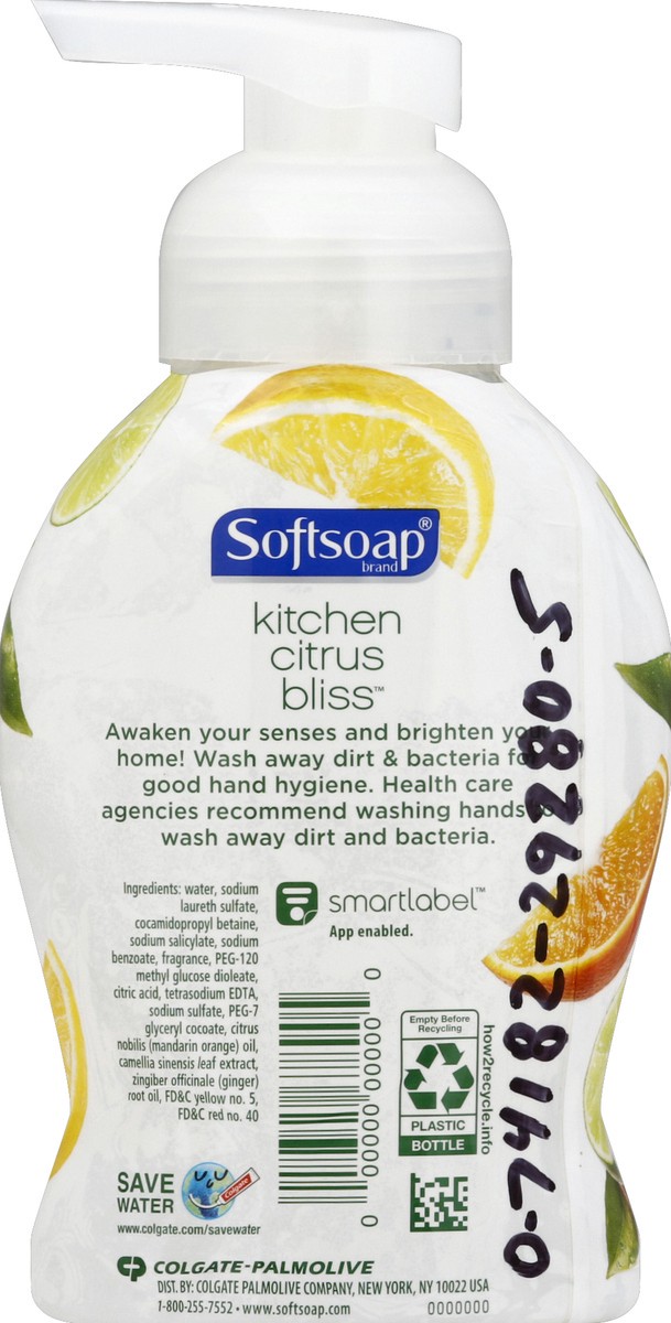 slide 6 of 6, Softsoap Kitchen Citrus Bliss Foaming Hand Soap, 8 fl oz