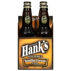 Hank's Gourmet Vanilla Cream Soda - 4 - 12 fl oz Bottles