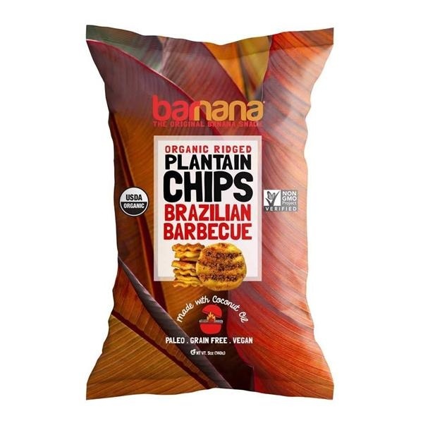 slide 1 of 1, Barnana Organic Brazilian BBQ Plantain Chips, 5 oz