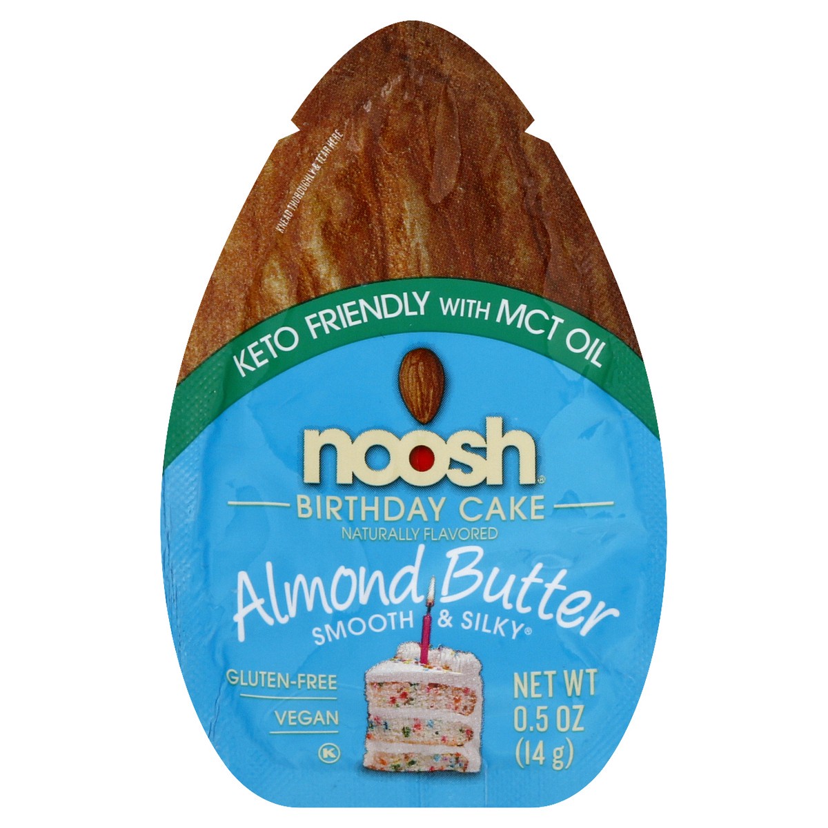 slide 2 of 13, Noosh Birthday Cake Almond Butter 0.5 oz, 0.5 oz