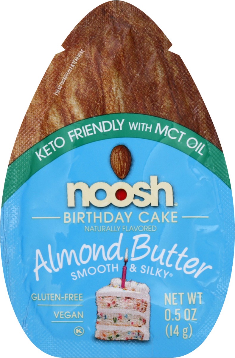 slide 11 of 13, Noosh Birthday Cake Almond Butter 0.5 oz, 0.5 oz