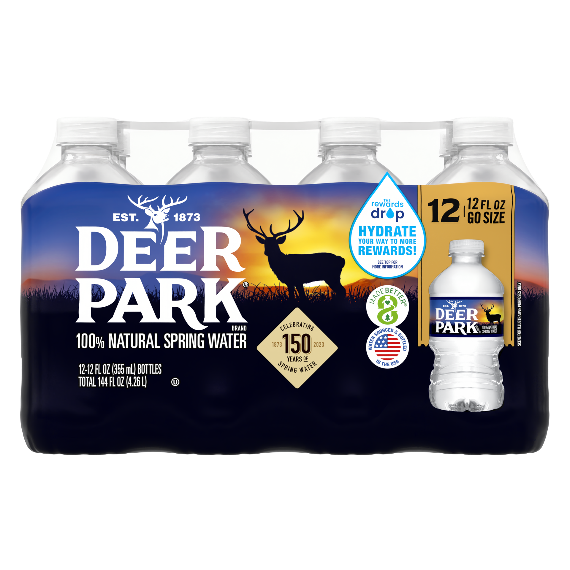 slide 1 of 5, Deer Park Water - 12 ct; 12 oz, 12 ct; 12 oz