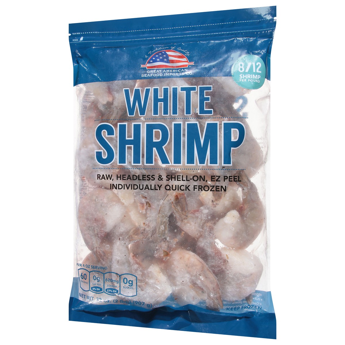 slide 14 of 14, First Street Shrimp 8/12 Shell On, 2 lb