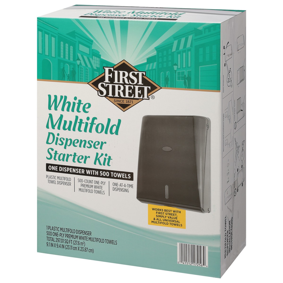 slide 3 of 14, First Street Multifold Towel Dispenser, 1 ct