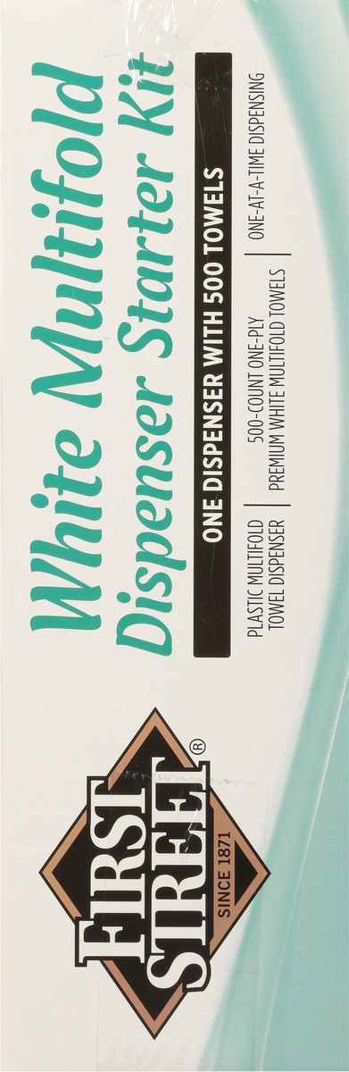 slide 2 of 14, First Street Multifold Towel Dispenser, 1 ct