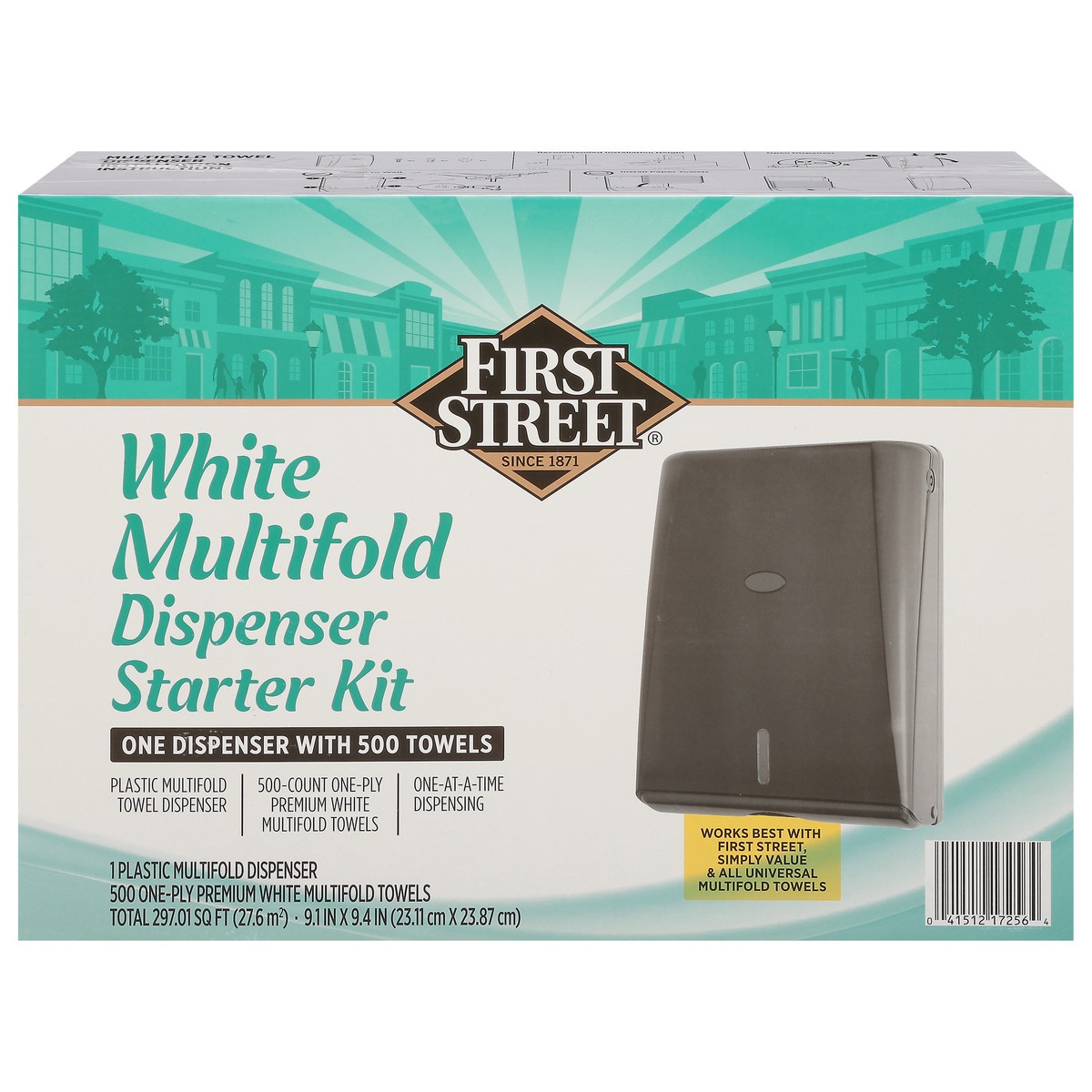 slide 6 of 14, First Street Multifold Towel Dispenser, 1 ct