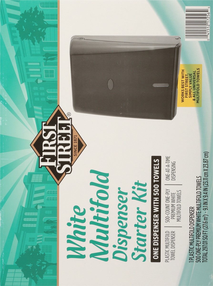 slide 9 of 14, First Street Multifold Towel Dispenser, 1 ct
