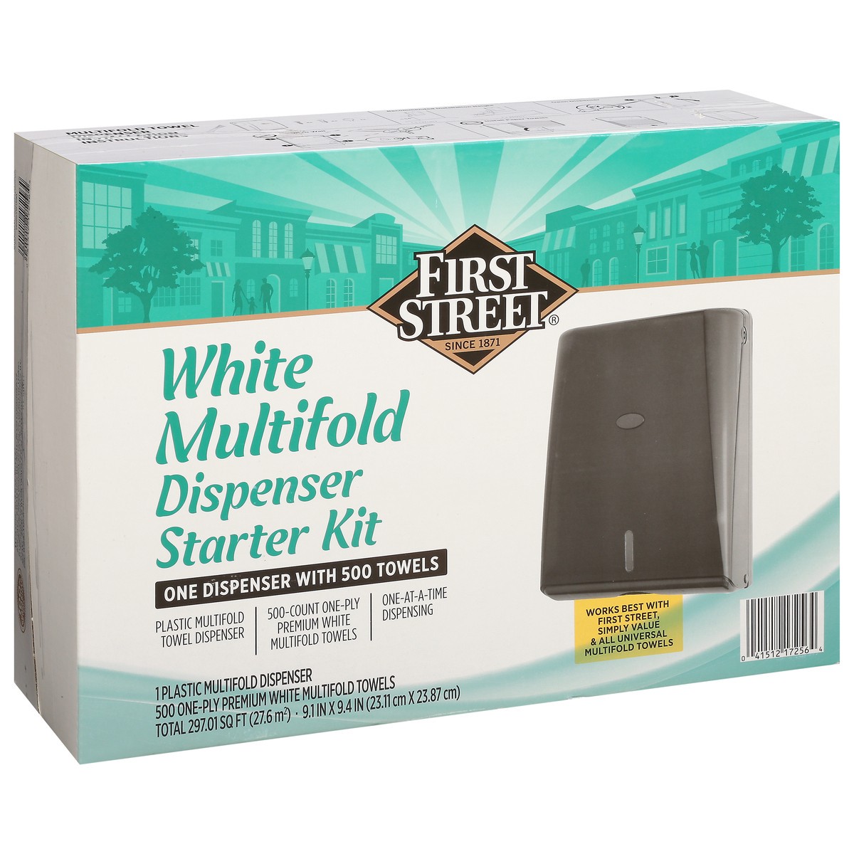 slide 13 of 14, First Street Multifold Towel Dispenser, 1 ct