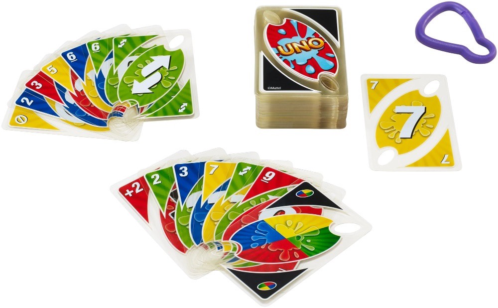 slide 3 of 3, Uno Splash Card Game, 1 ct