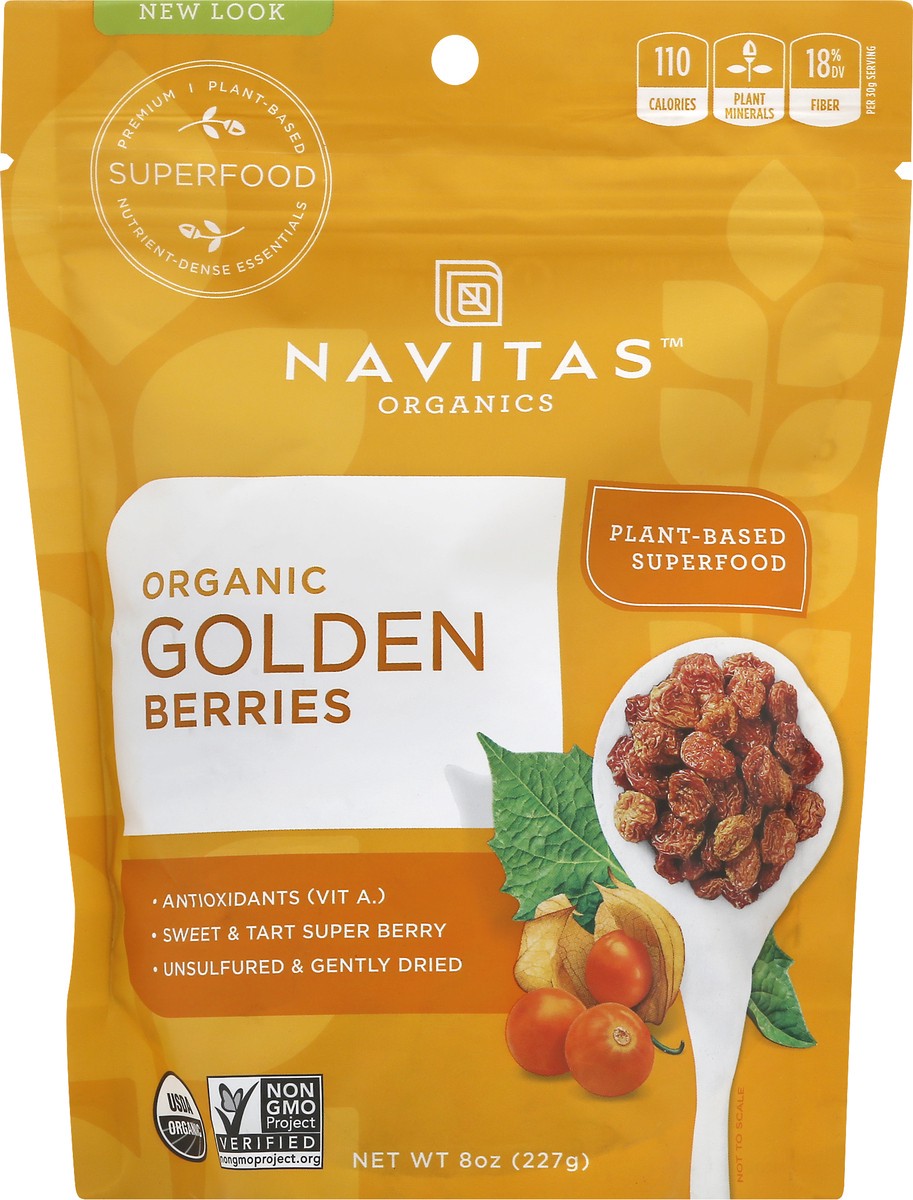 slide 8 of 13, Navitas Naturals Wine Ripened Goldenberries - 8 Oz, 8 oz