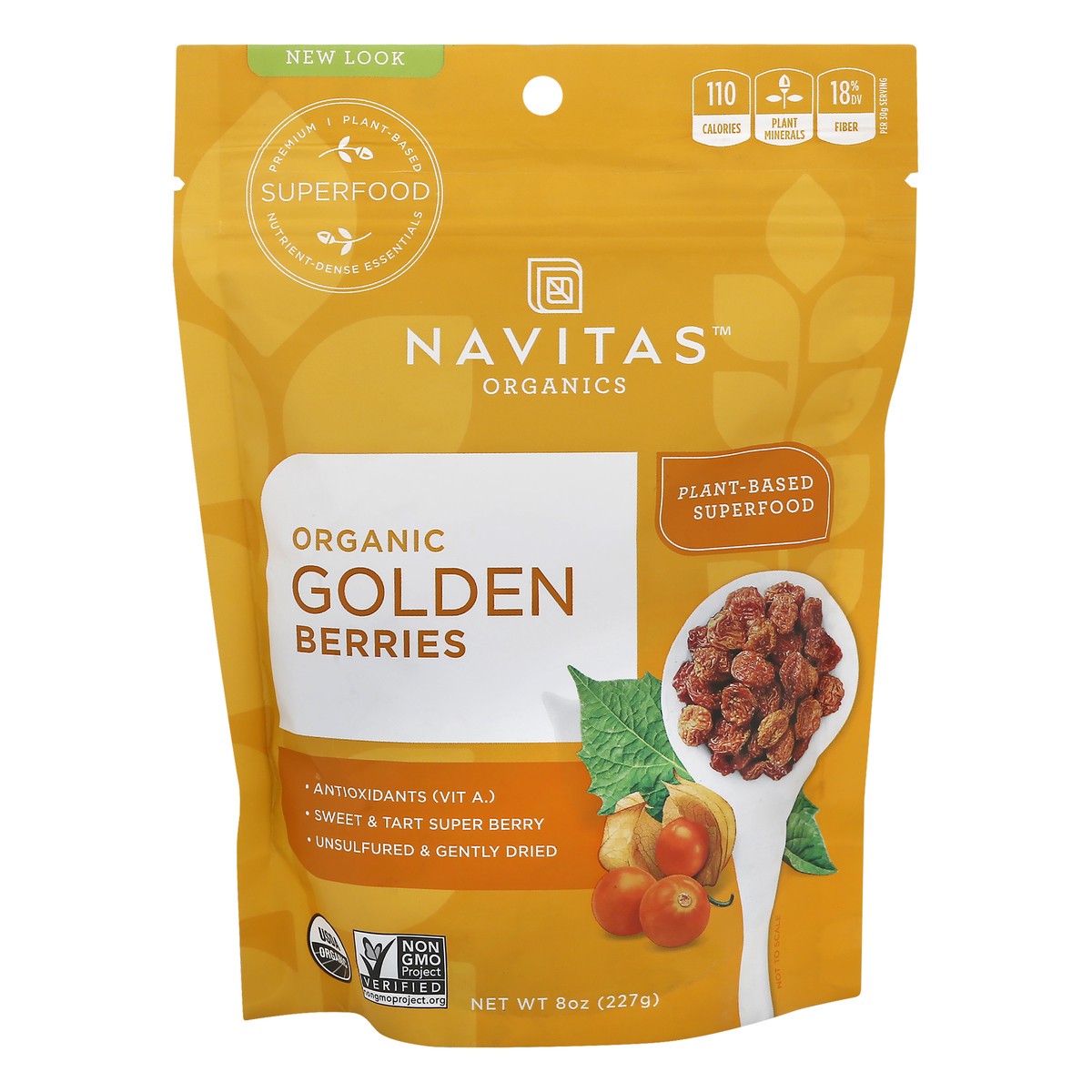 slide 10 of 13, Navitas Naturals Wine Ripened Goldenberries - 8 Oz, 8 oz