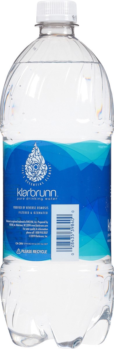 slide 4 of 7, Klarbrunn Non-Carbonated Pure Drinking Water- 33.8 fl oz, 33.8 fl oz