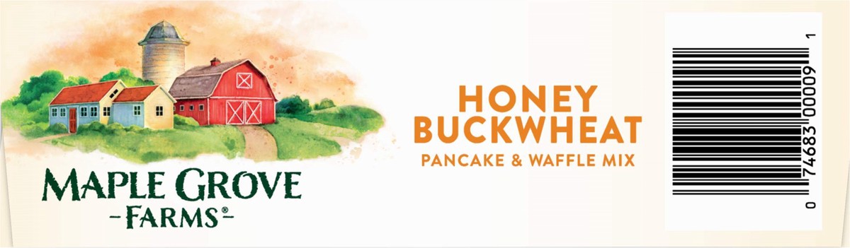 slide 4 of 9, Maple Grove Farms Honey Buckwheat Pancake & Waffle Mix 24 oz, 24 oz