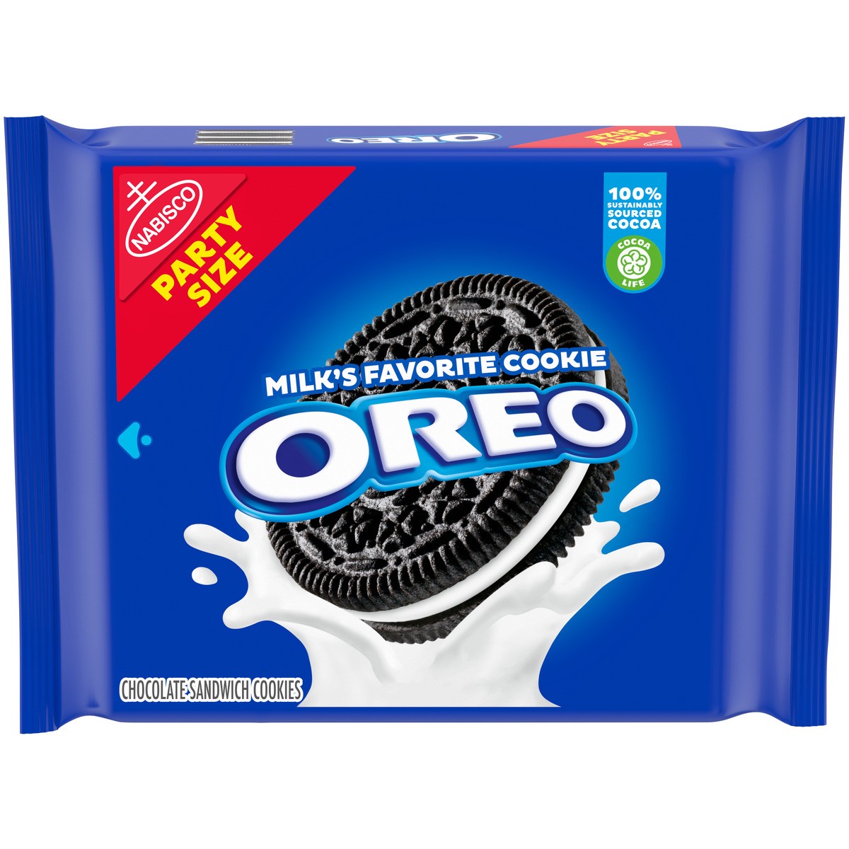 slide 16 of 16, OREO Chocolate Sandwich Cookies, Party Size, 24.16 oz, 24.16 oz