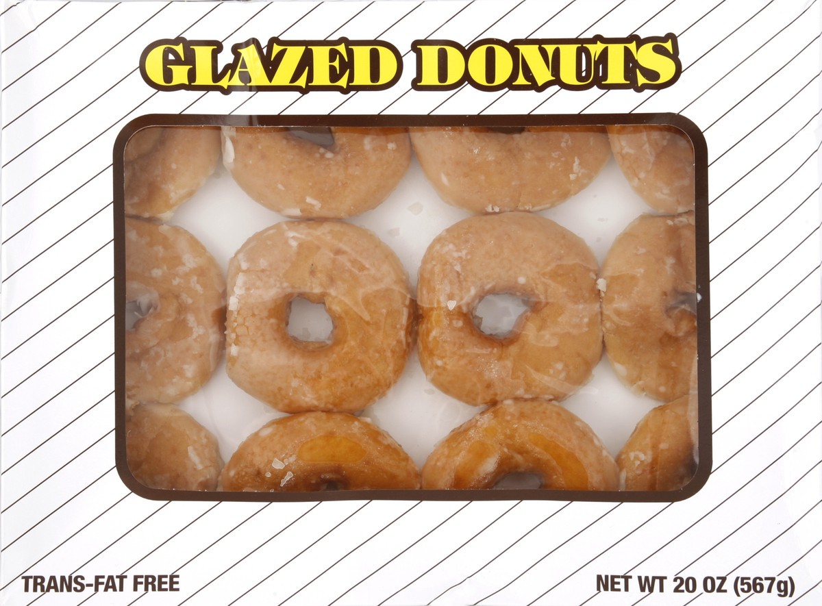 slide 3 of 4, Golden Donut Glazed Donuts, 20 oz