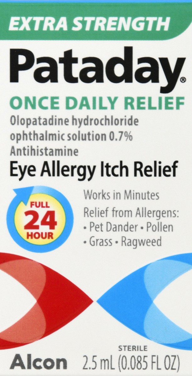 slide 7 of 9, PATADAY Once Daily Relief Extra Strength Relief, 0.08 fl oz