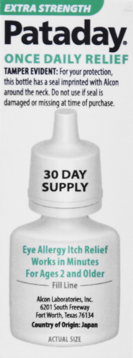 slide 2 of 9, PATADAY Once Daily Relief Extra Strength Relief, 0.08 fl oz