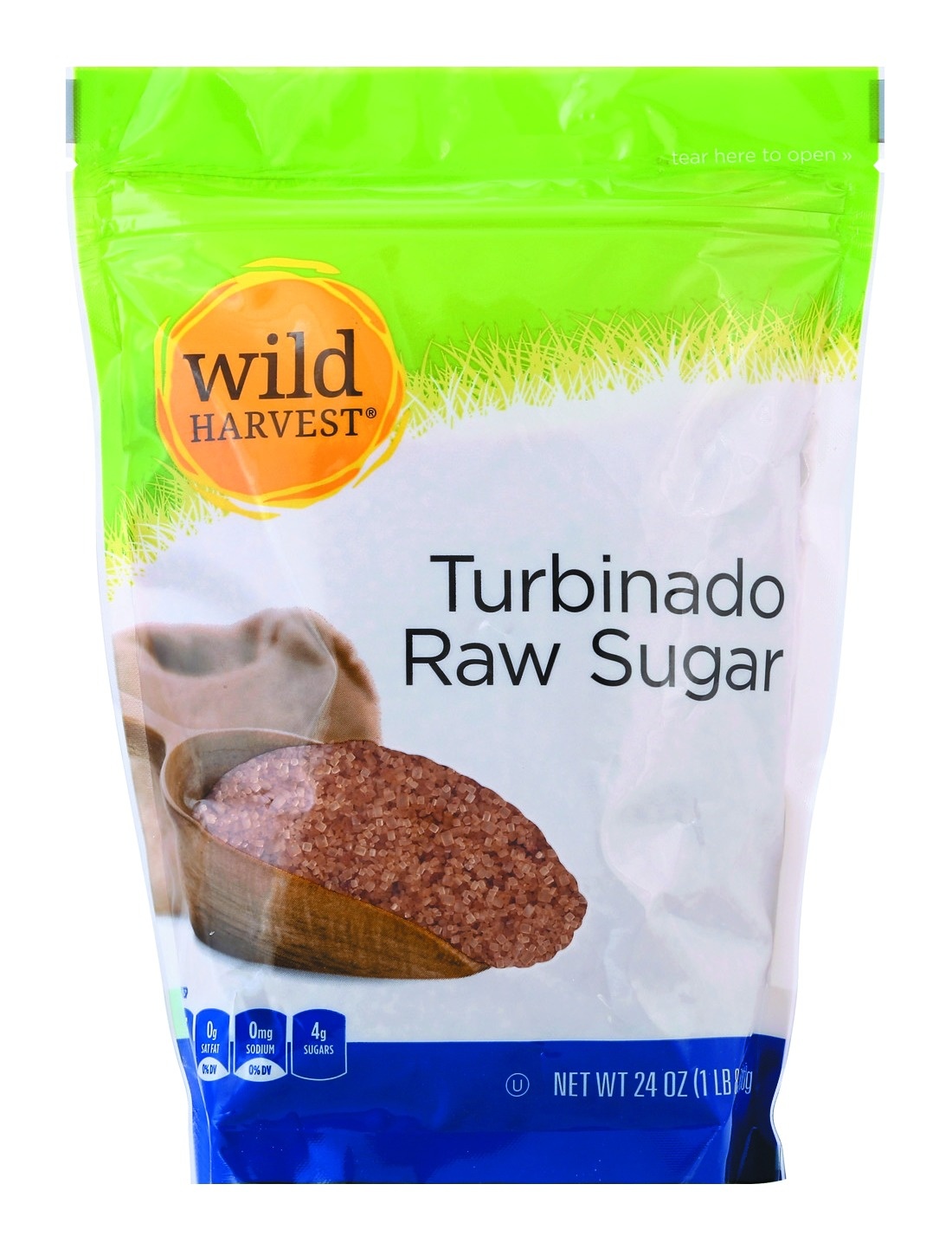 slide 1 of 1, Wild Harvest Organic Turbinado Sugar, 24 oz