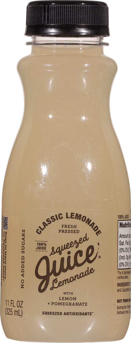 slide 12 of 14, Squeezed Juice Classic Lemonade with Lemon + Pomegranate 11 fl oz, 11 fl oz