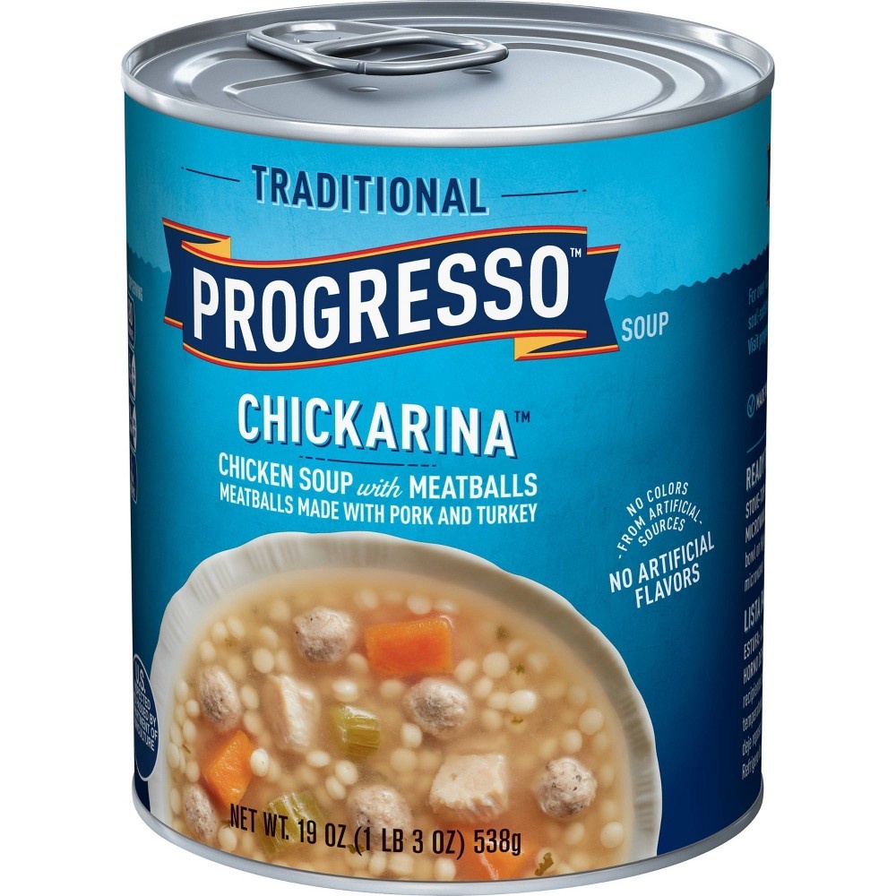 Progresso Traditional Chickarina Chicken Soup With Meatballs 19 oz | Shipt