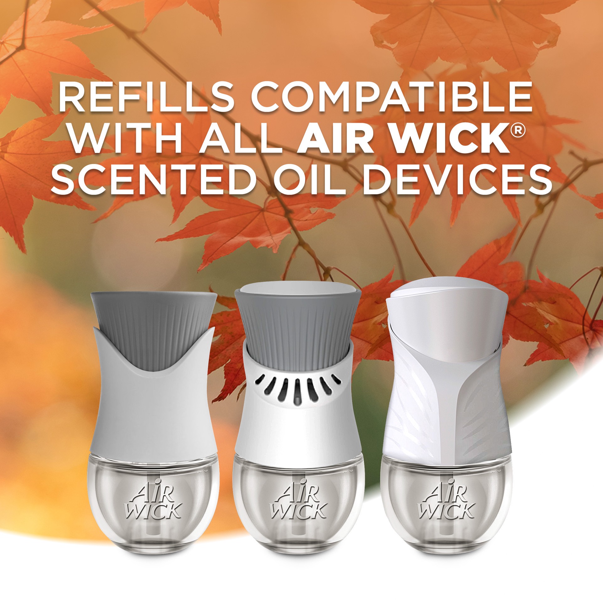 slide 3 of 3, Air Wick Apple Cinnamon Medley Scented Oil Refill , 3 ct