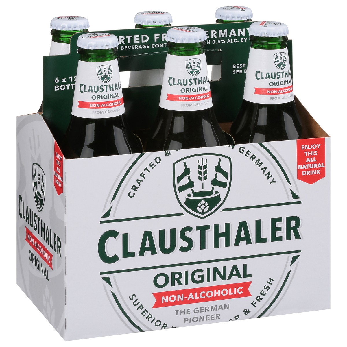 slide 8 of 11, Clausthaler Non-Alcoholic Original Beer 1 ea, 6 ct; 11.2 oz