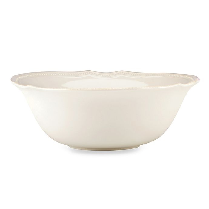 slide 1 of 1, Lenox French Perle Bead Serving Bowl - White, 1 ct