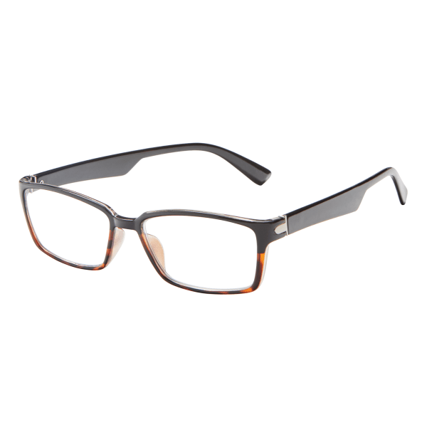 slide 1 of 4, ICU Eyewear Rectangular Reading Glasses, Black, +1.25, 1 ct