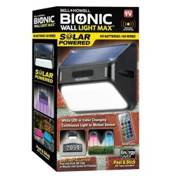Bell + Howell Bionic Solar Powered Wall Light Max
