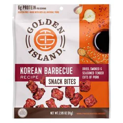 Golden Island Korean Barbecue Recipe Snack Bites 2.85 oz