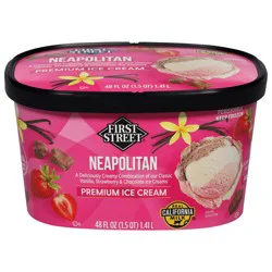 First Street Neapolitan Ice Cream