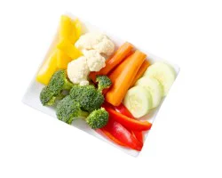 Fresh Cut Bowl Vegetables and Egg