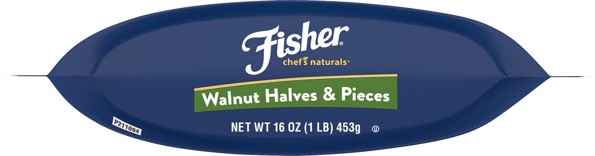 slide 4 of 9, Fisher Chef's Naturals Walnut Halves & Pieces 16 oz. Bag, 16 oz