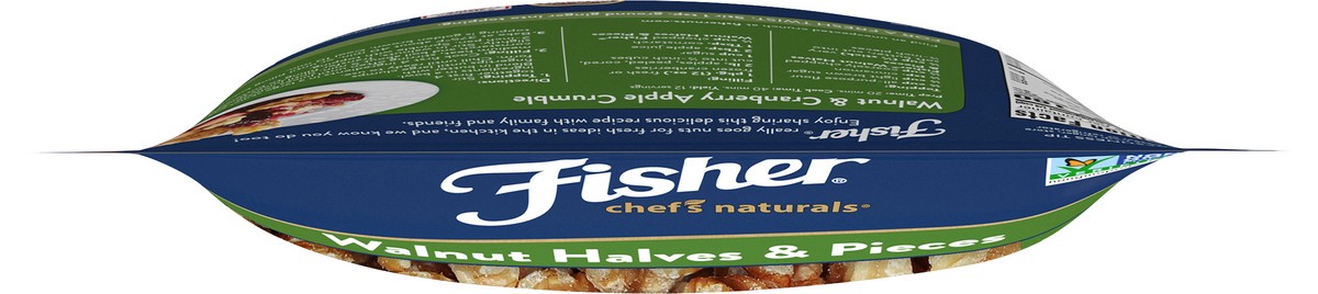 slide 9 of 9, Fisher Chef's Naturals Walnut Halves & Pieces 16 oz. Bag, 16 oz