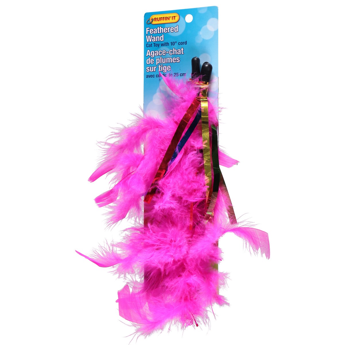 slide 4 of 12, Ruffin' It Feather Wand Cat Toy, 1 ct