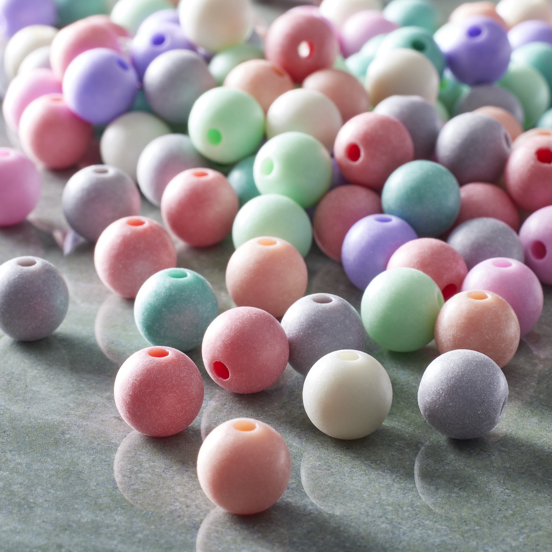 slide 2 of 3, Mixed Sand Craft Beads, 10mm By Bead Landing, 10mm