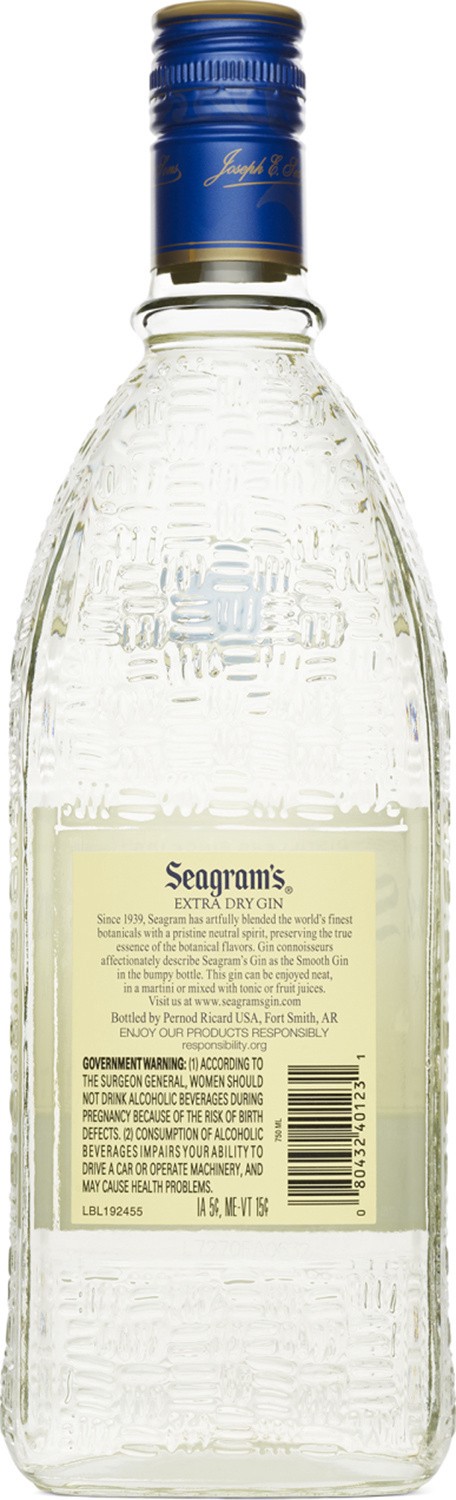 slide 6 of 8, Seagram's Gin, 750 ml