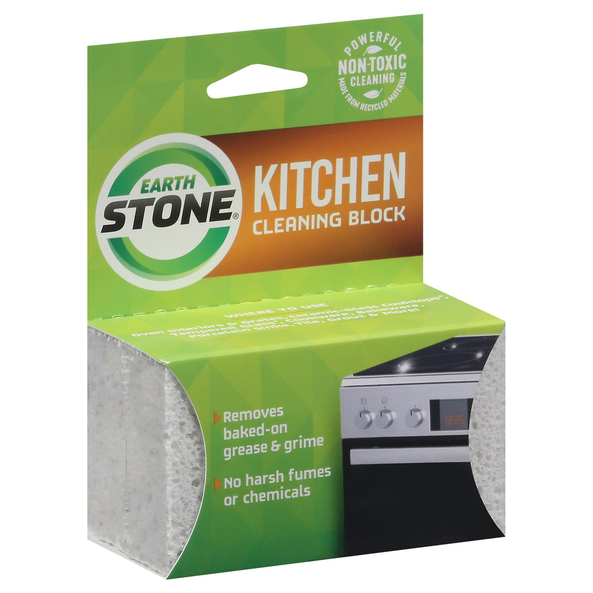slide 2 of 9, Earth Stone Kitchen Cleaning Block 1 ea, 1 ct