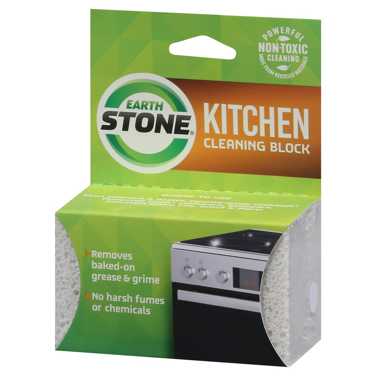 slide 3 of 9, Earth Stone Kitchen Cleaning Block 1 ea, 1 ct