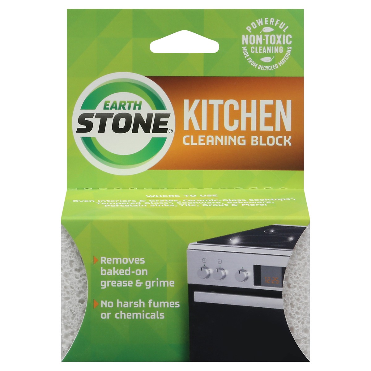slide 1 of 9, Earth Stone Kitchen Cleaning Block 1 ea, 1 ct