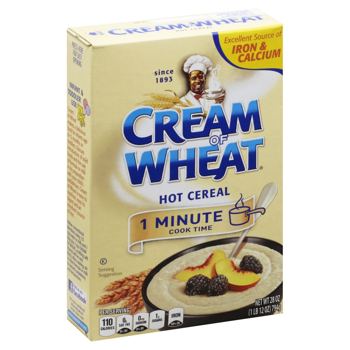 slide 5 of 5, Cream Of Wheat Hot Cereal 28 oz, 28 oz