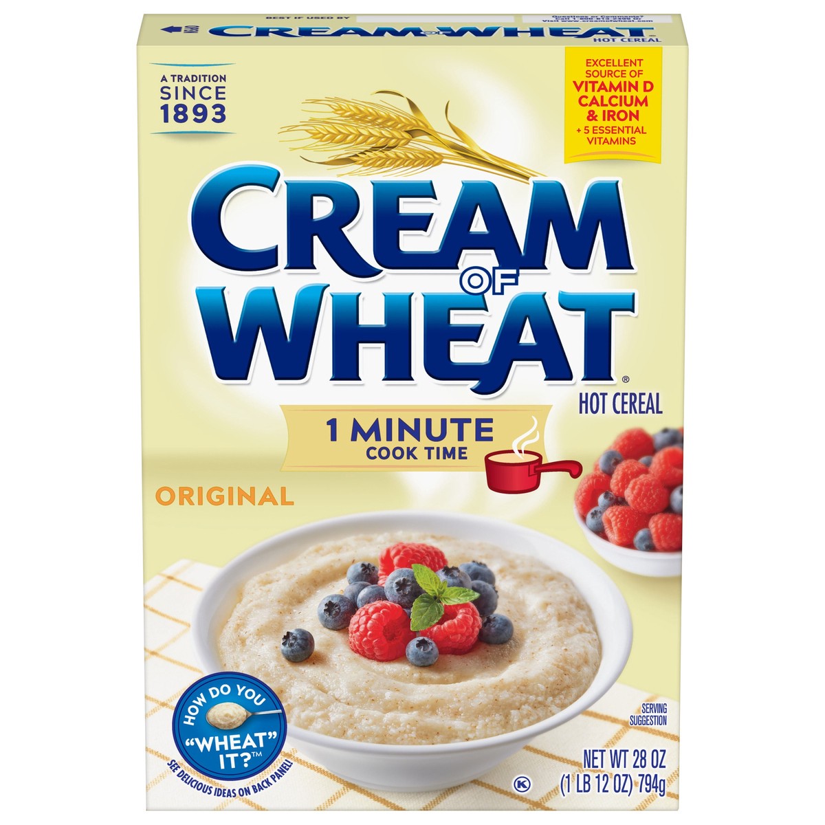 slide 1 of 9, Cream of Wheat Hot Cereal, 28 oz