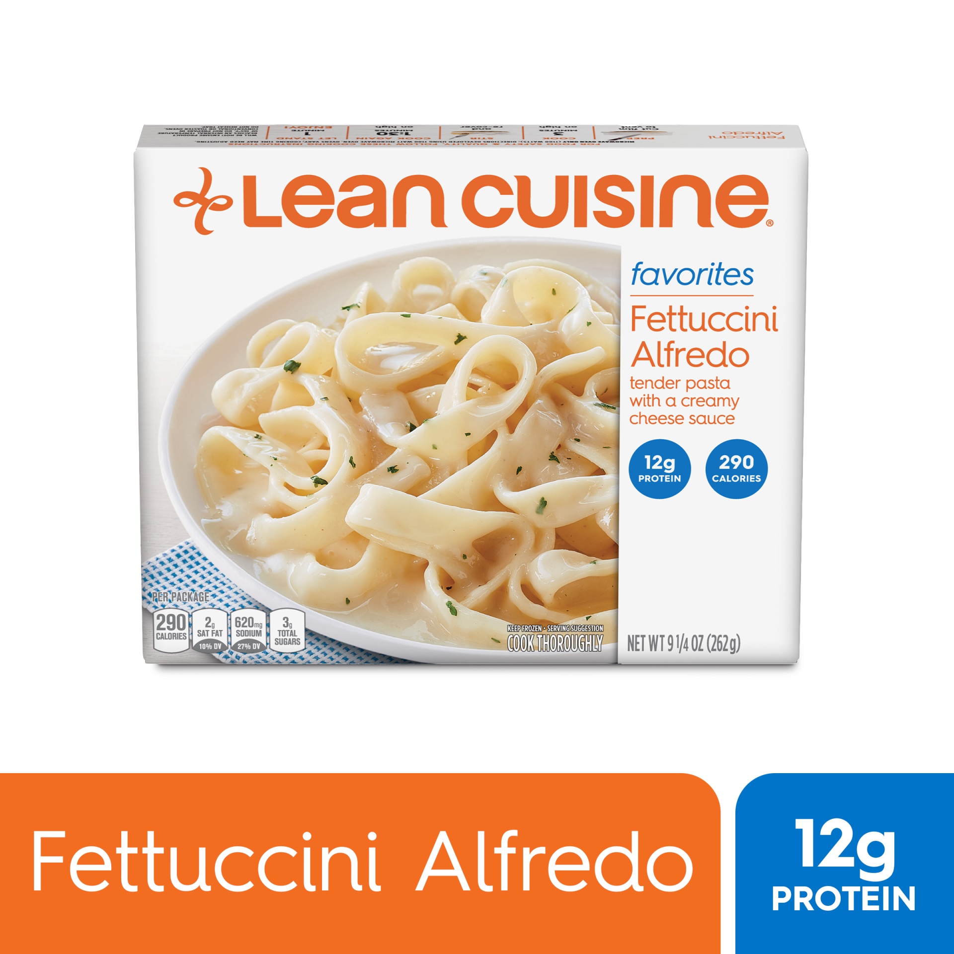 slide 1 of 9, Lean Cuisine Favorites Fettuccinni Alfredo Frozen Meal, 9.25 oz