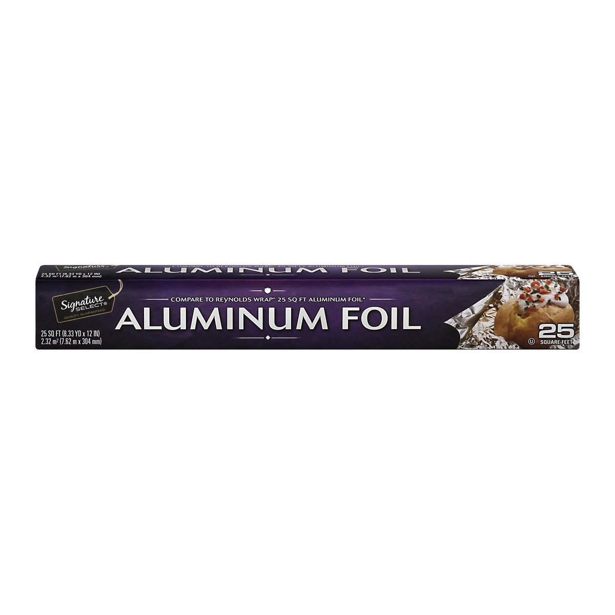 slide 1 of 9, Signature Select Aluminum Foil 1 ea, 1.0 ct