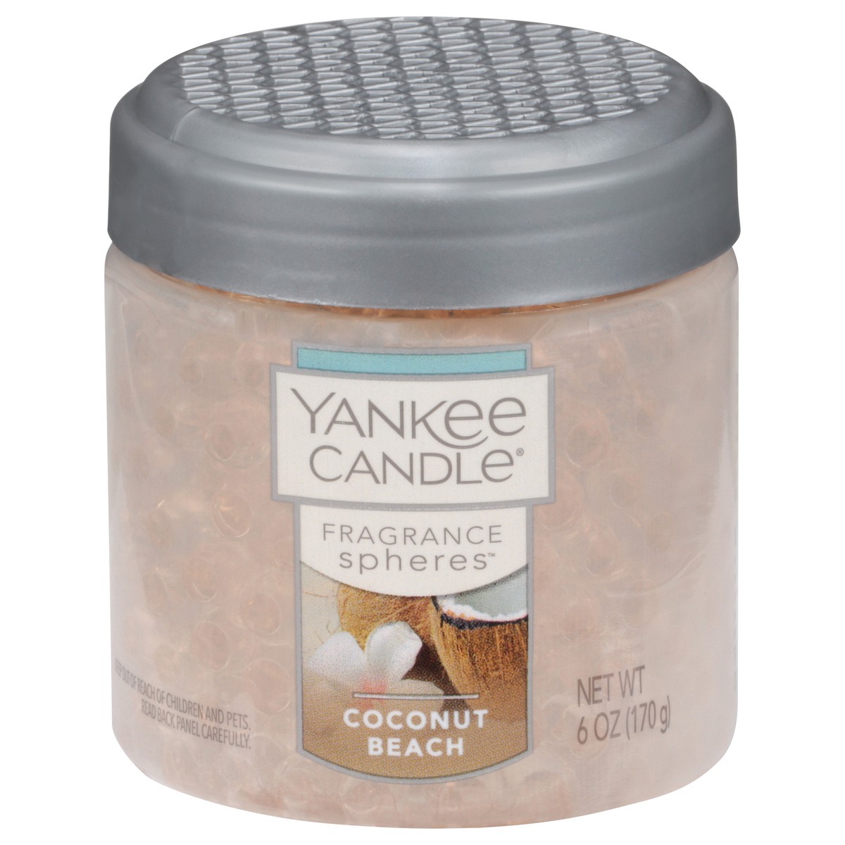 slide 1 of 9, Yankee Candle FragranceSpheres Coconut Beach Candle 1 ea, 1 ct