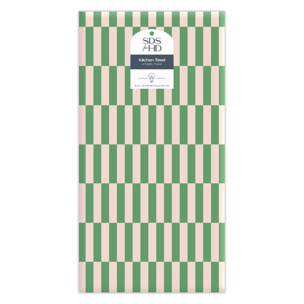 slide 1 of 1, SDS for HD Designs Kitchen Towels - Grid, 2 ct