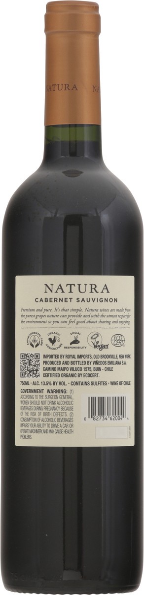slide 11 of 13, Natura Chile Cabernet Sauvignon 750 ml, 750 ml