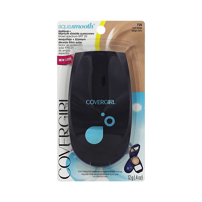 slide 2 of 3, COTY COVERGIRL COVERGIRL AquaSmooth Compact Foundation- Buff Beige 725, 0.4 oz (12 g), 0.4 oz