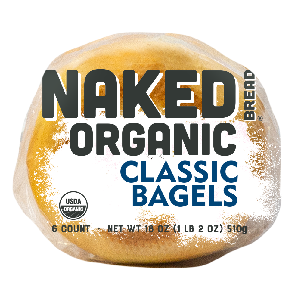 slide 2 of 3, Naked Bread® Organic Classic Bagels, 6 ct; 18 oz